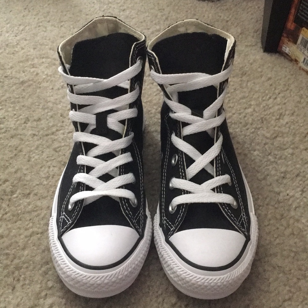 Converse All Star Chuck Taylor Black Hi-Top W: 5.5